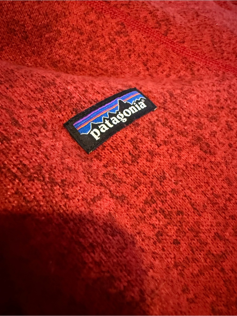 Patagonia Red Full-Zip Women's Fleece Jacket - Picture 4 of 7